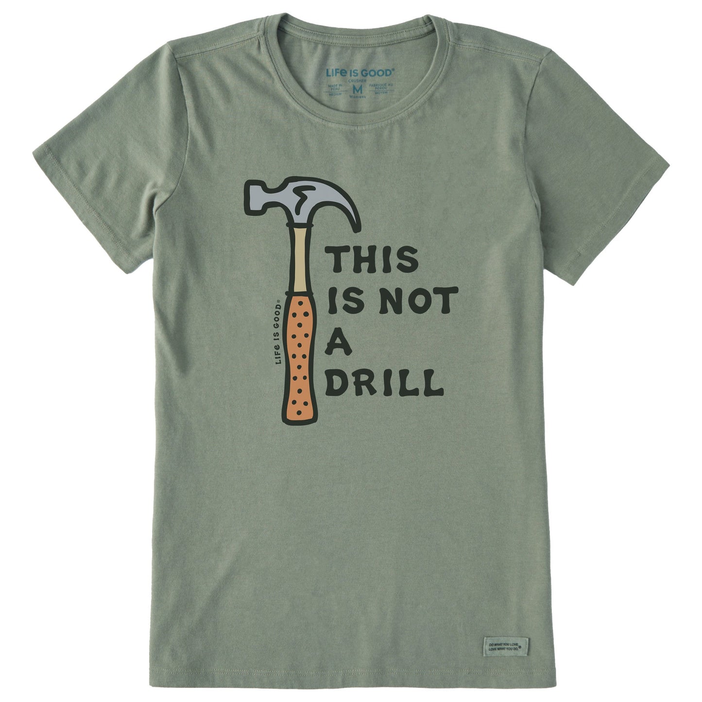 Women's This is Not A Drill Vintage Short Sleeve Crusher Tee