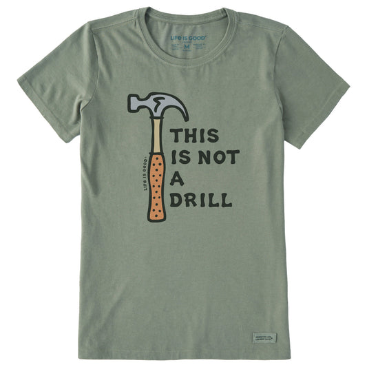 Women's This is Not A Drill Vintage Short Sleeve Crusher Tee