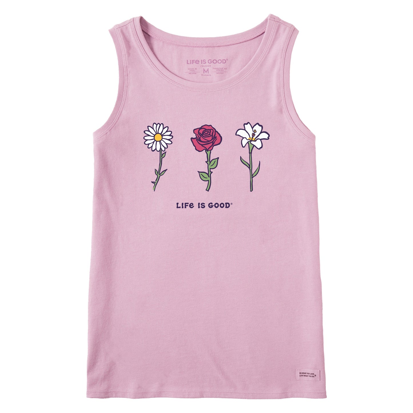 Women's Three Flowers Crusher Tank