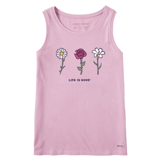 Women's Three Flowers Crusher Tank