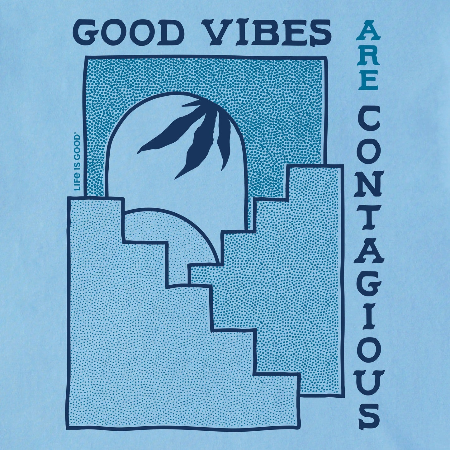 Men's Good Vibes Steps Short Sleeve Tee