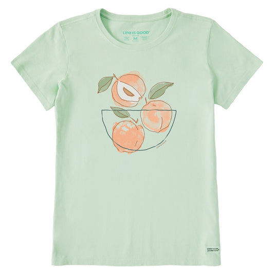 Women's Bowl of Peaches Short Sleeve Crusher Tee