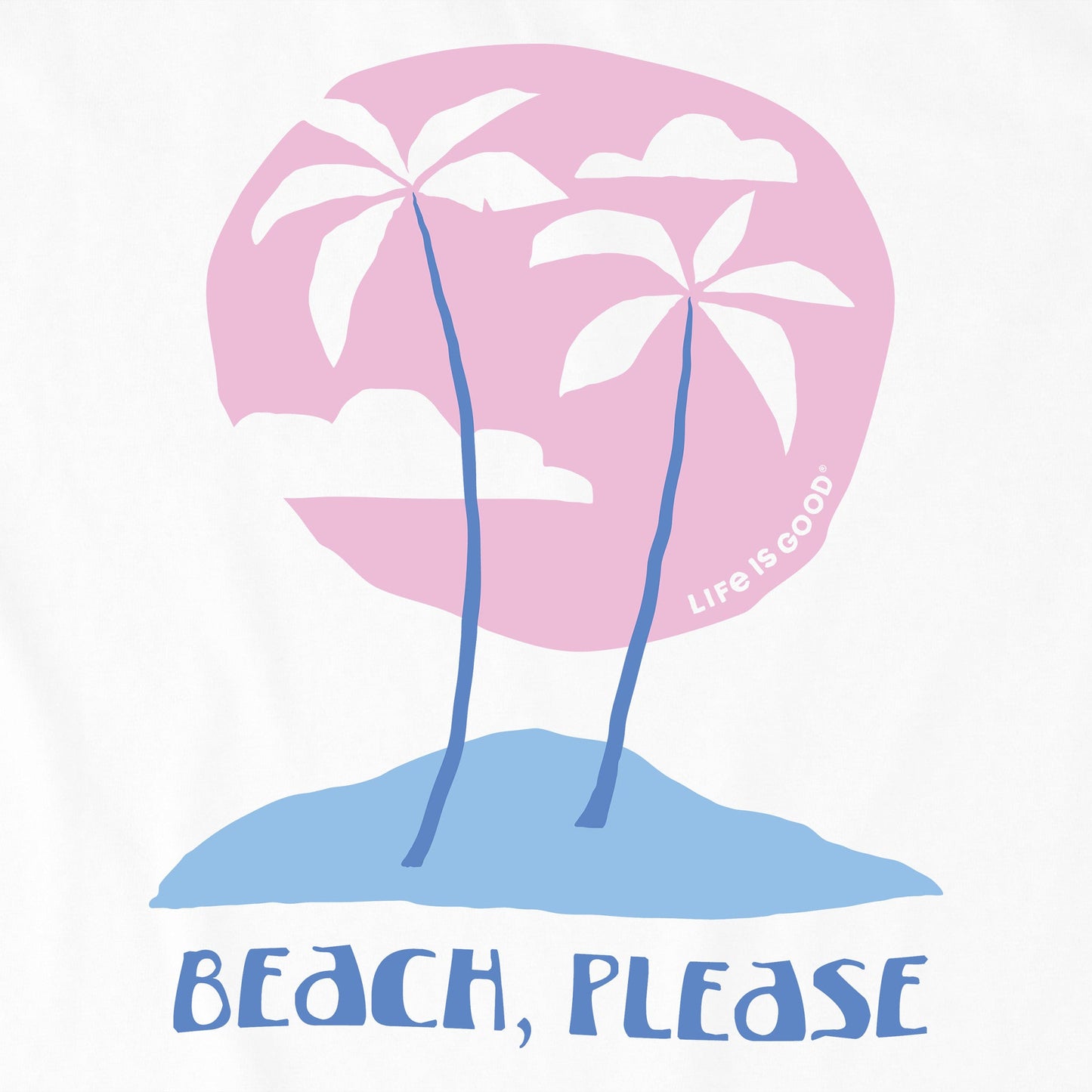 Women's Beach Please Palms Crusher Tank
