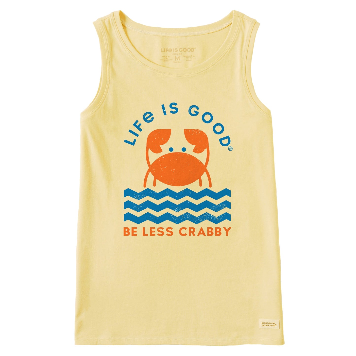 Women's Crafty Be Less Crabby Geometric Crusher Tank