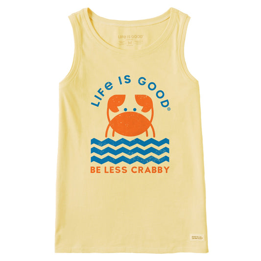 Women's Crafty Be Less Crabby Geometric Crusher Tank