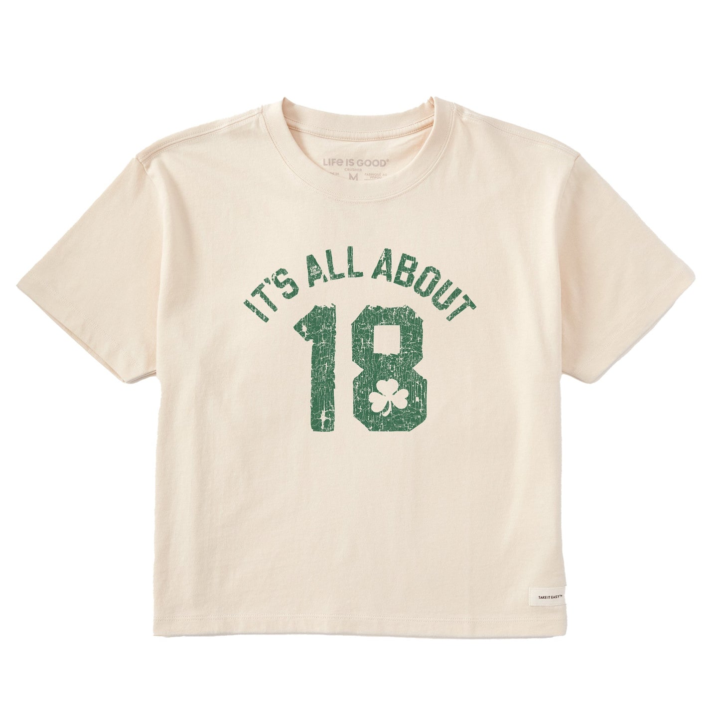 Women's All About 18 Short Sleeve Crusher Boxy Tee