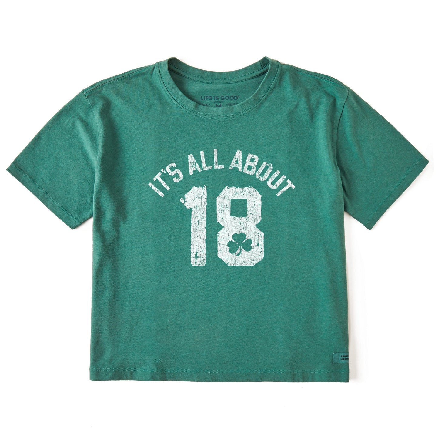 Women's All About 18 Short Sleeve Crusher Boxy Tee