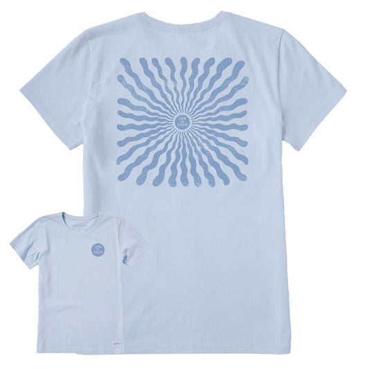 Women's Trippy Starburst Short Sleeve Crusher Tee