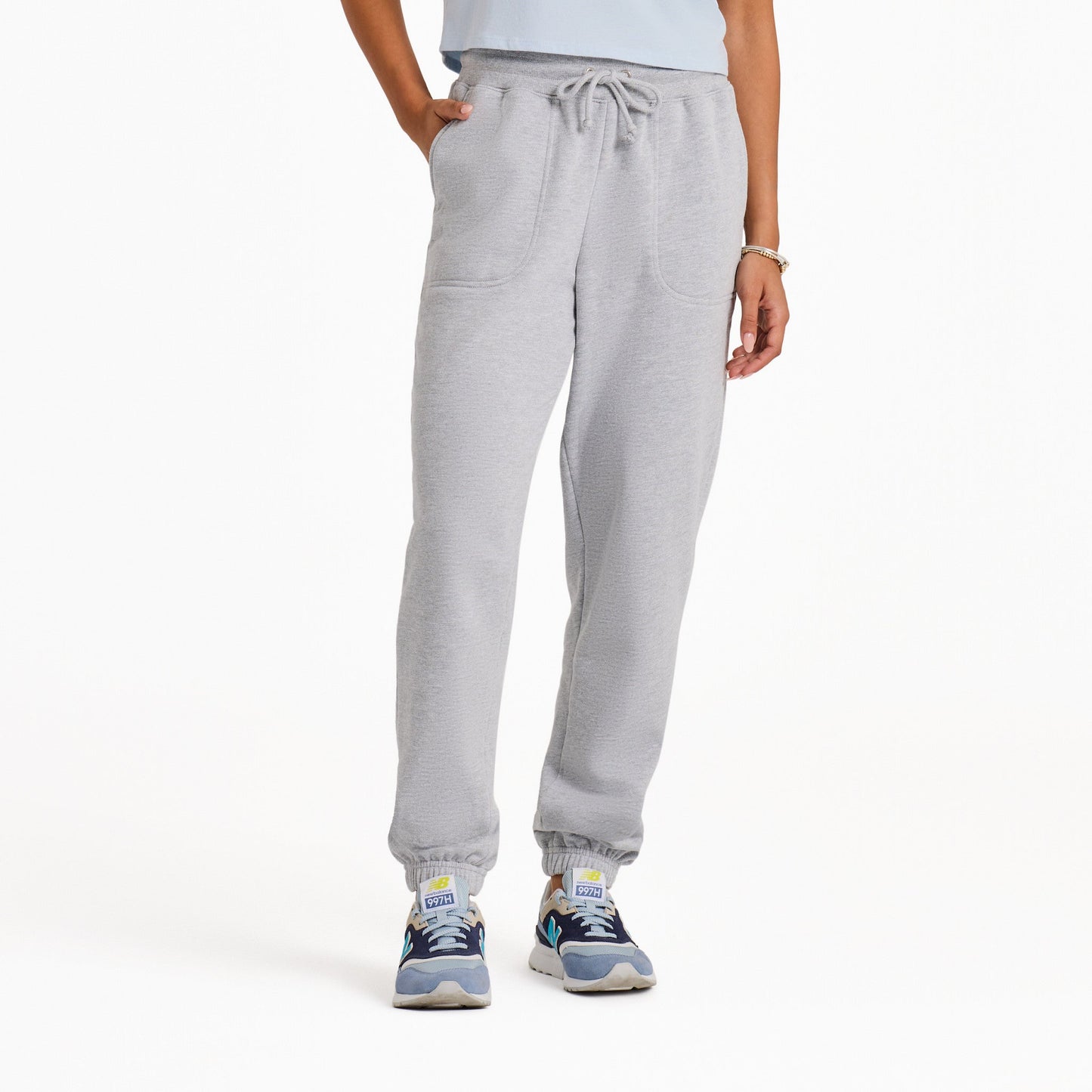 Women's Solid Good Vibes Fleece Jogger
