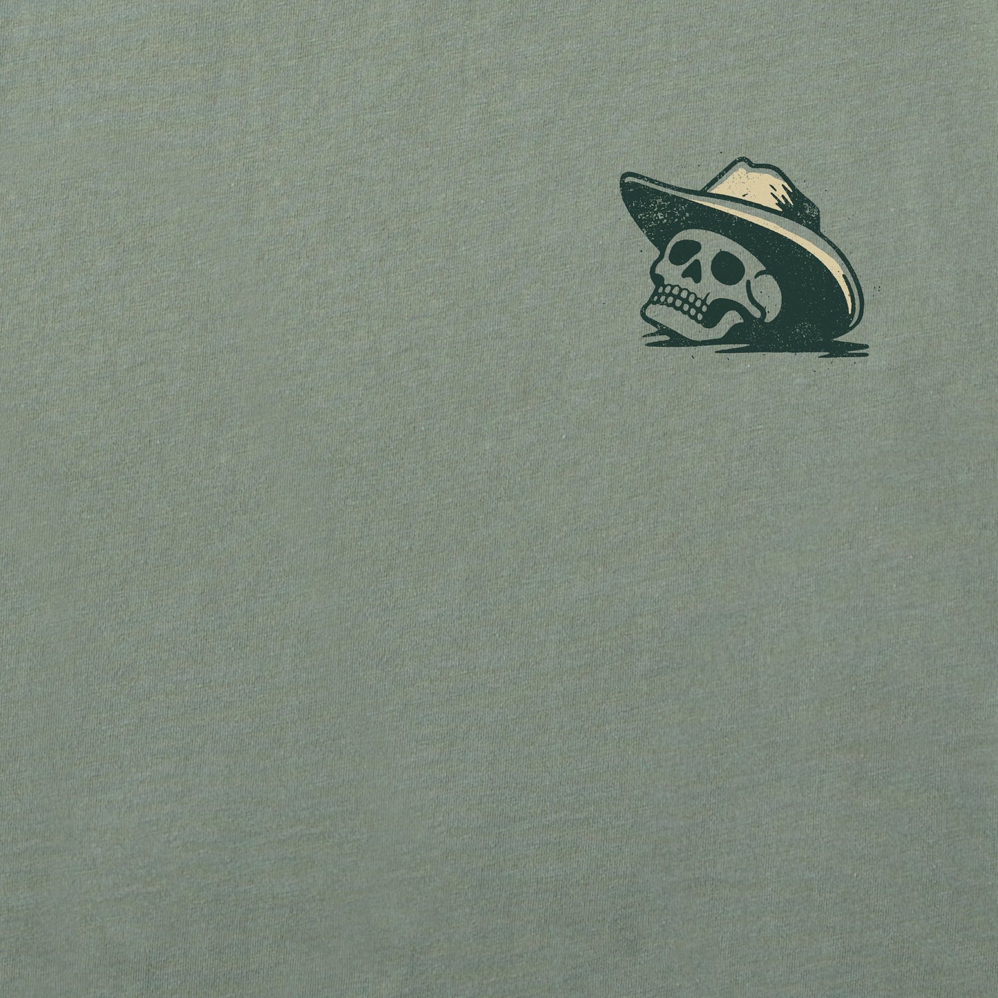 Men's Life was Good Cowboy Skull Short Sleeve Tee