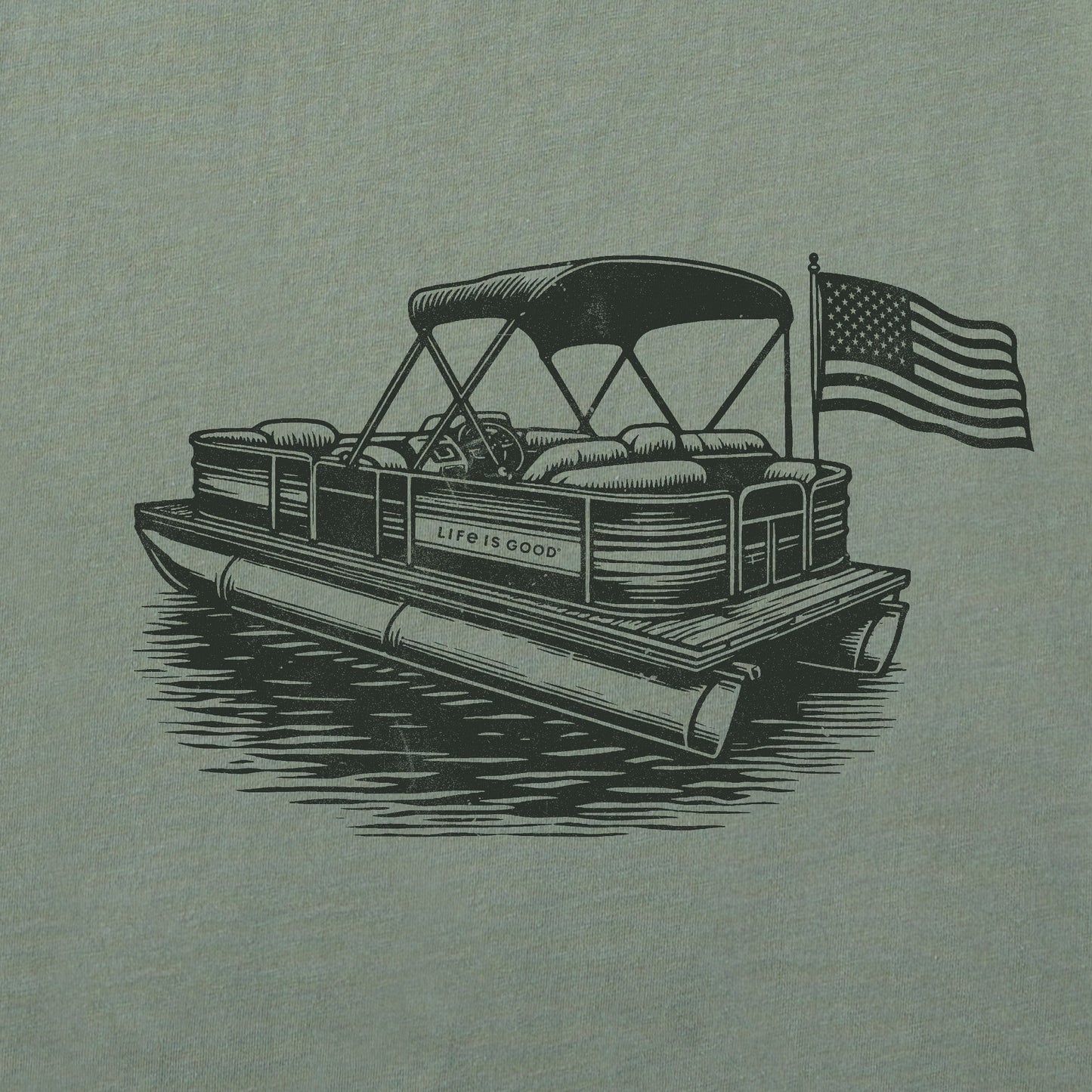 Men's Pontoon Boat Short Sleeve Tee