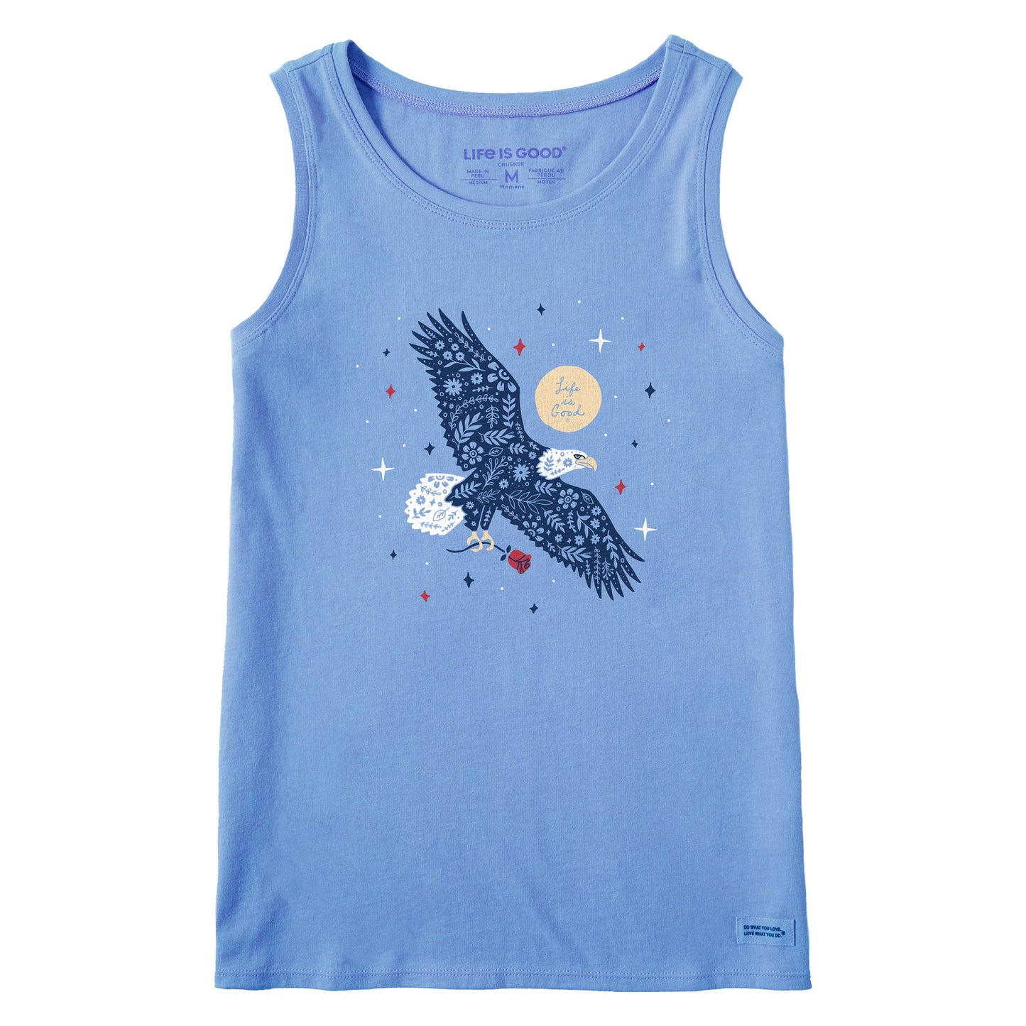 Women's Eagle With Rose Crusher Tank