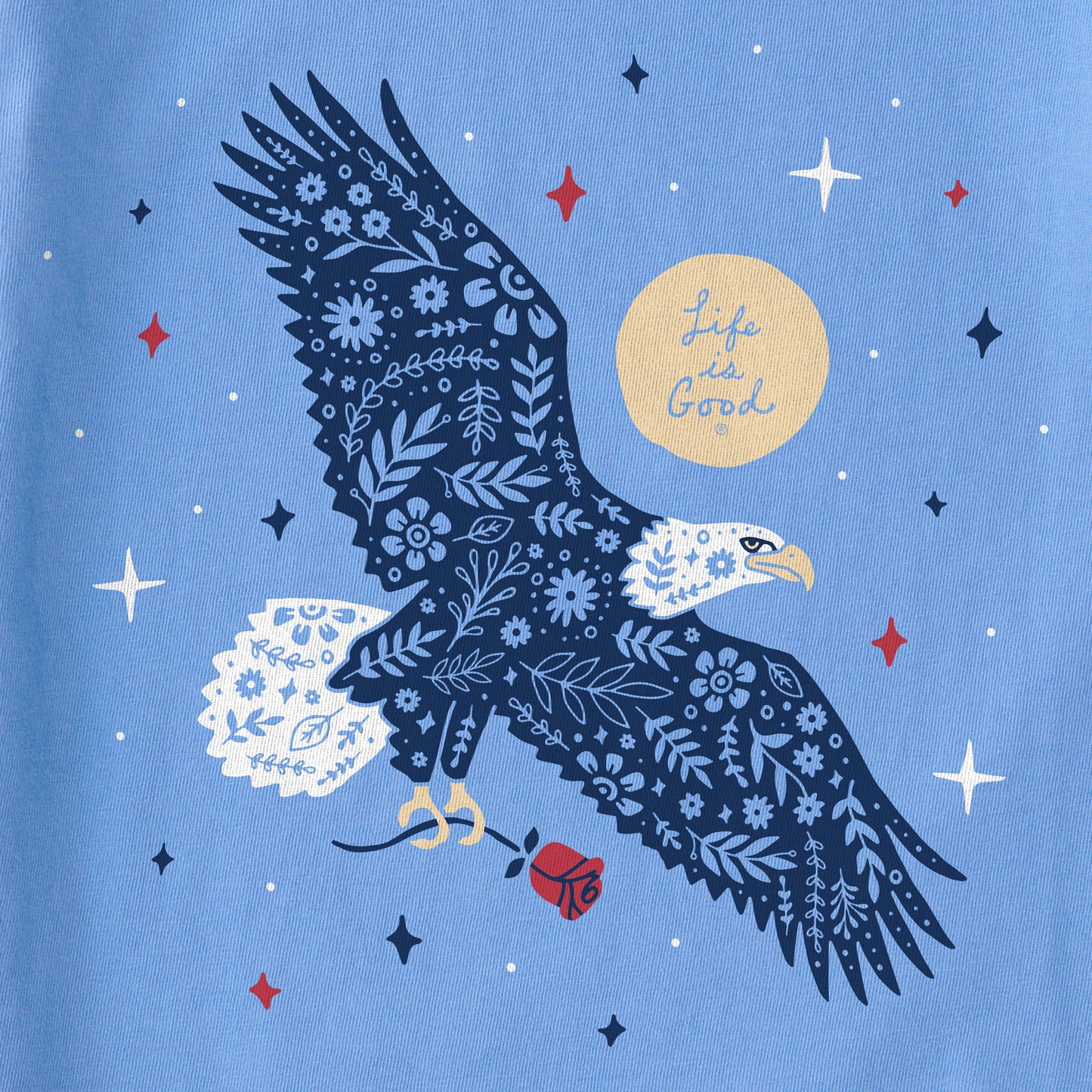Women's Eagle With Rose Crusher Tank