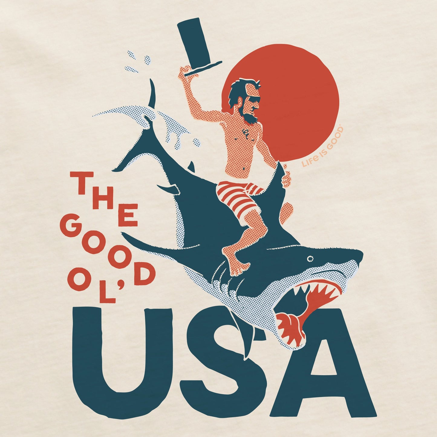 Women's The Good Ol' USA Short Sleeve Crusher Tee