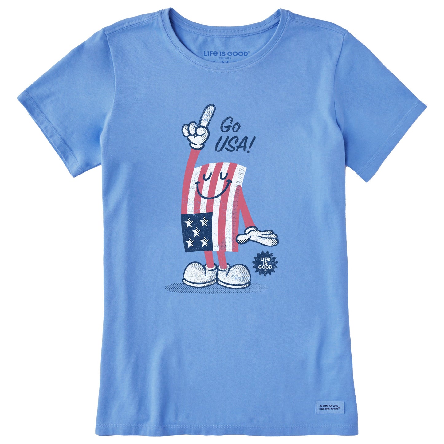 Women's Go USA Flag Guy Short Sleeve Tee