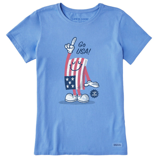 Women's Go USA Flag Guy Short Sleeve Tee