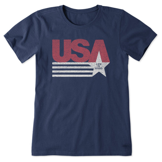 Women's USA Shooting Star Short Sleeve Tee