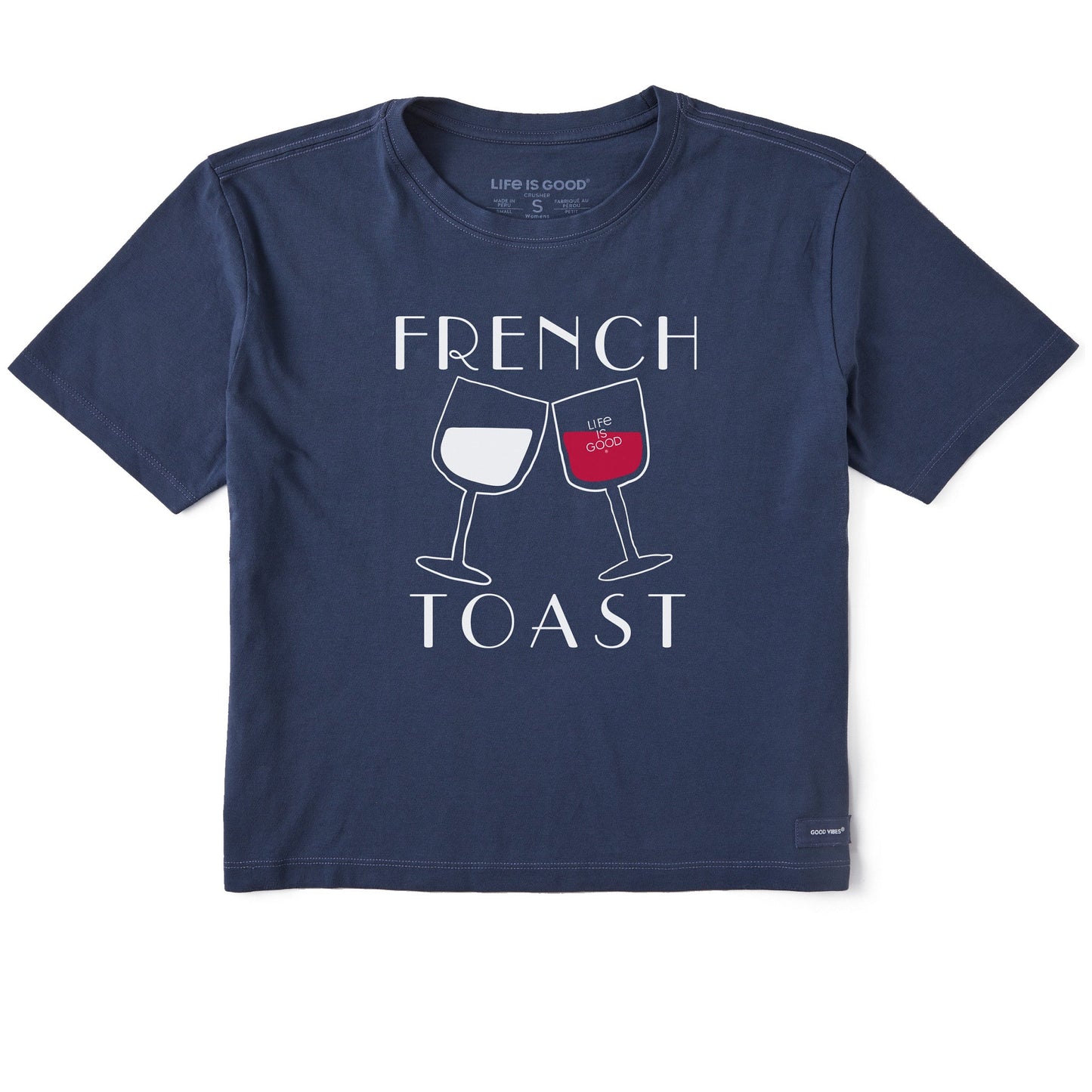 Women's French Toast Short Sleeve Crusher Boxy Tee