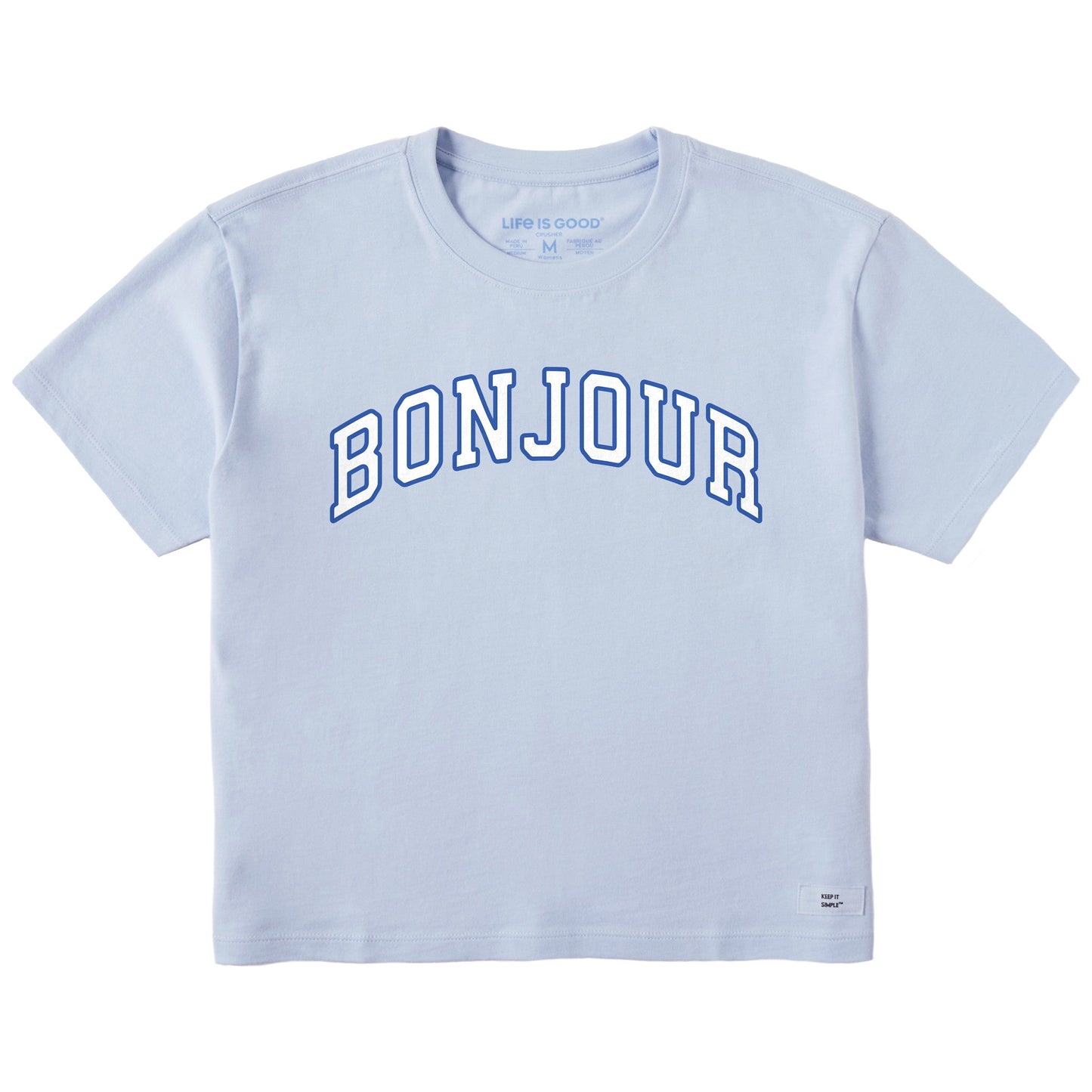 Women's Bonjour Arch Short Sleeve Crusher Boxy Tee