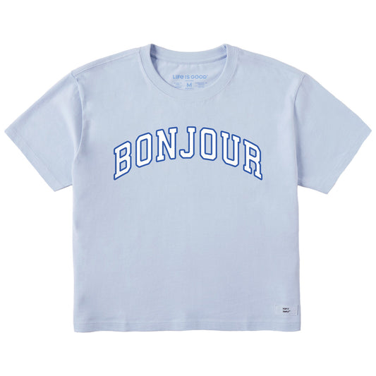 Women's Bonjour Arch Short Sleeve Crusher Boxy Tee