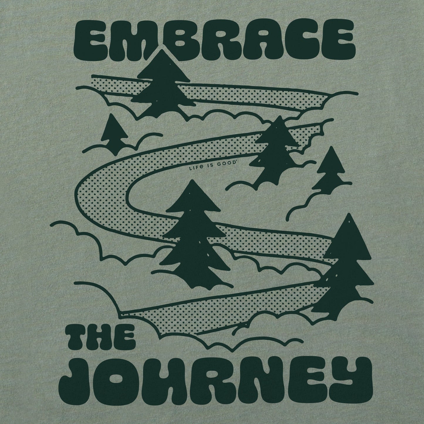 Women's Embrace the Journey Road Short Sleeve Crusher Boxy Tee