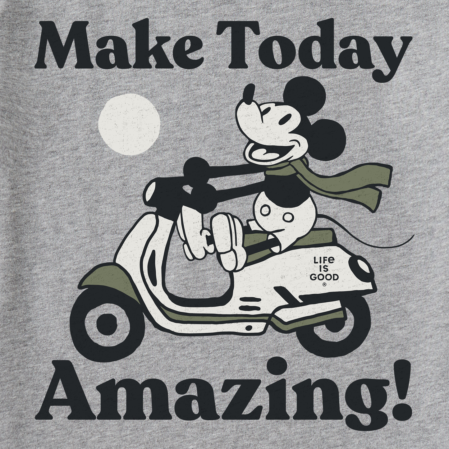 Men's Make Today Amazing Steamboat Willie Short Sleeve Crusher Tee