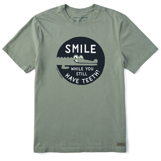 Men's Smile While You Have Teeth Gator Short Sleeve Crusher Tee