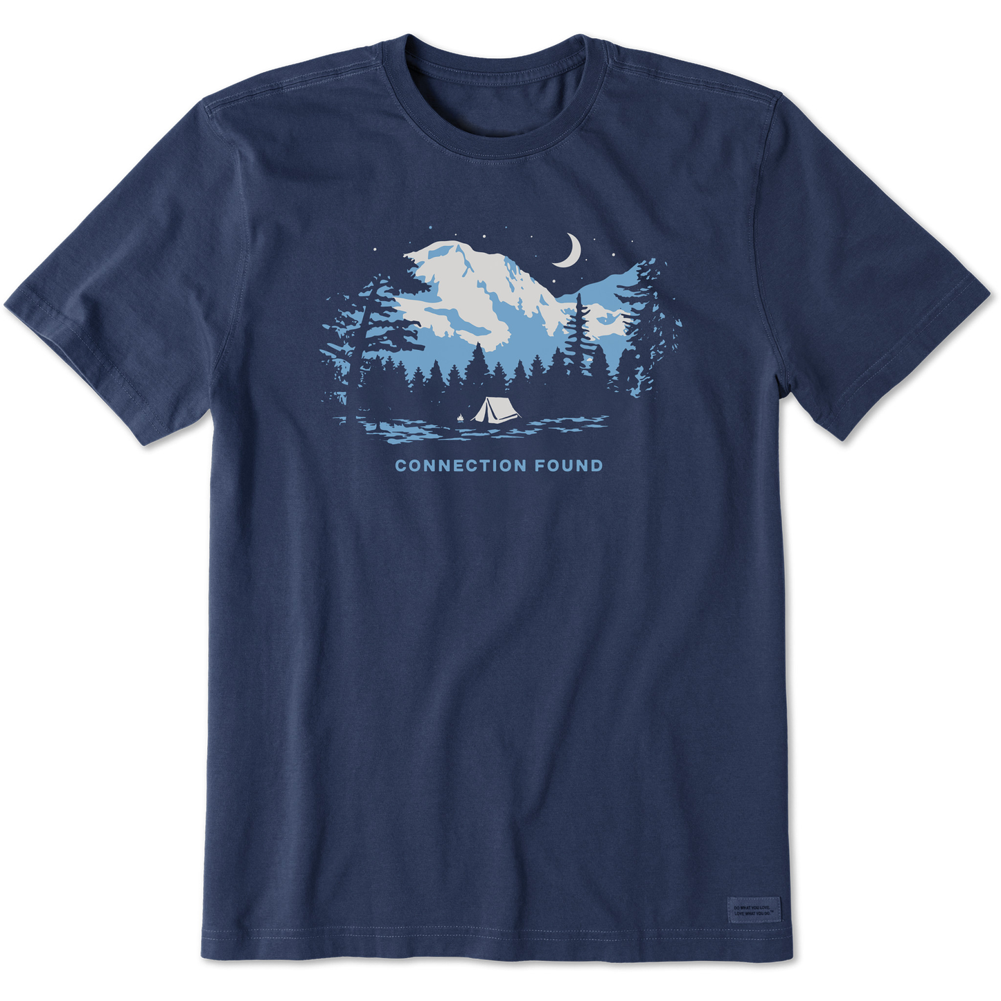 Men's Connection Found Camping Short Sleeve Crusher Tee