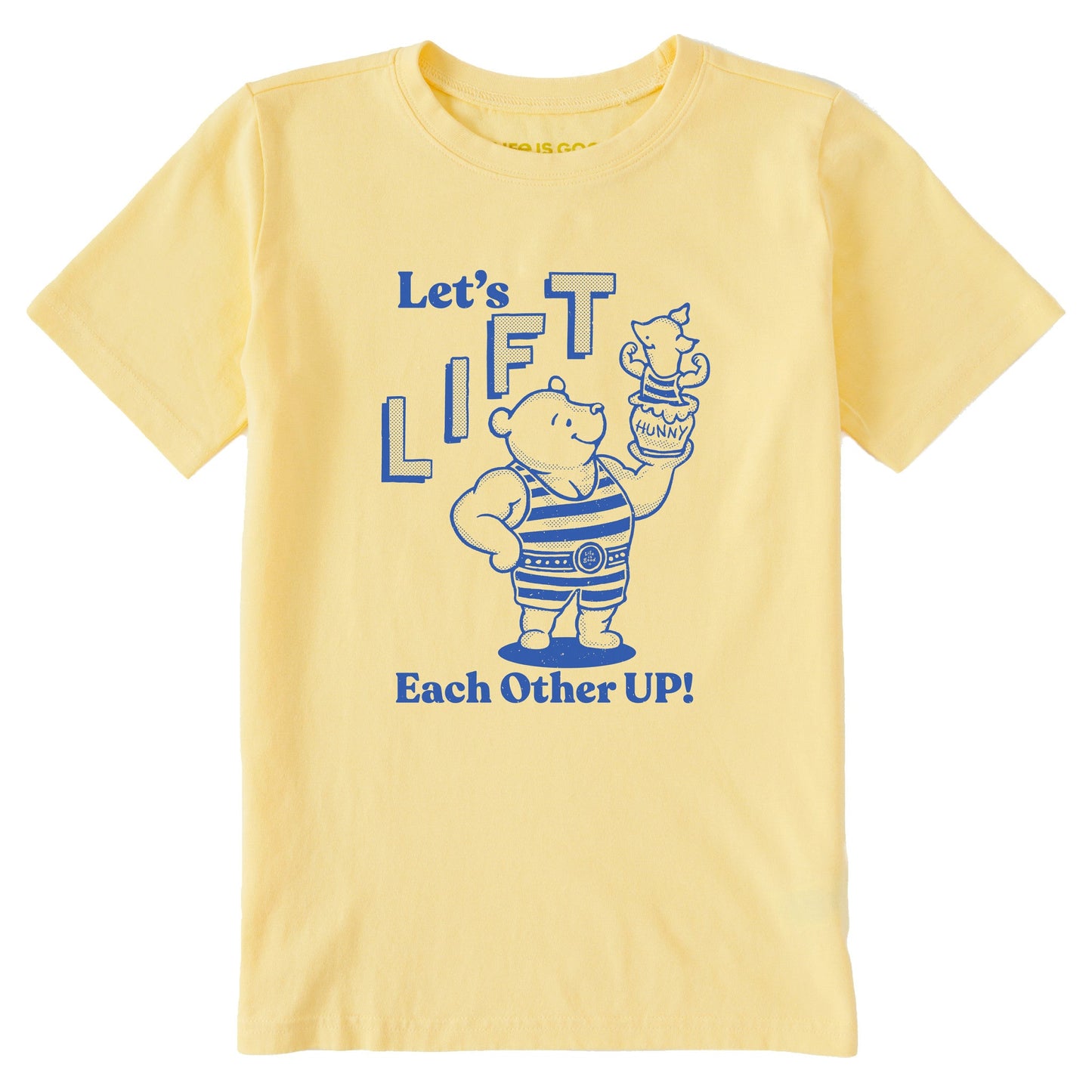 Kids Let's Lift Each Other Up Winnie Short Sleeve Crusher Tee