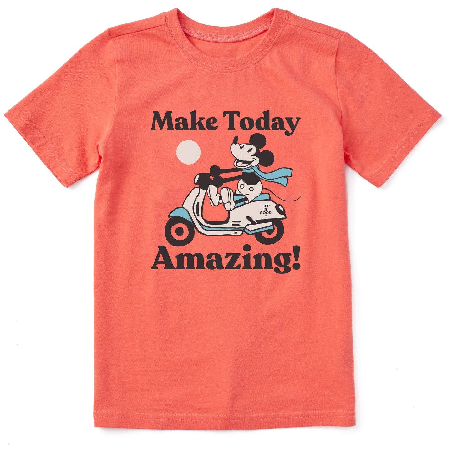 Kids Make Today Amazing Steamboat Willie Short Sleeve Crusher Tee