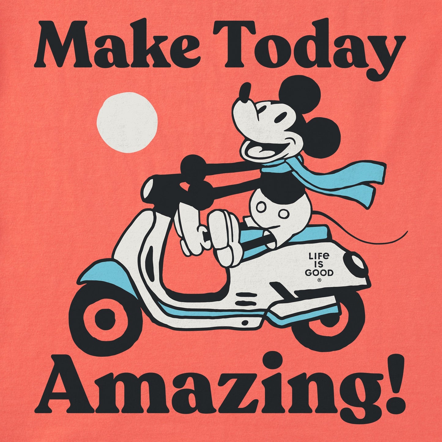Kids Make Today Amazing Steamboat Willie Short Sleeve Crusher Tee