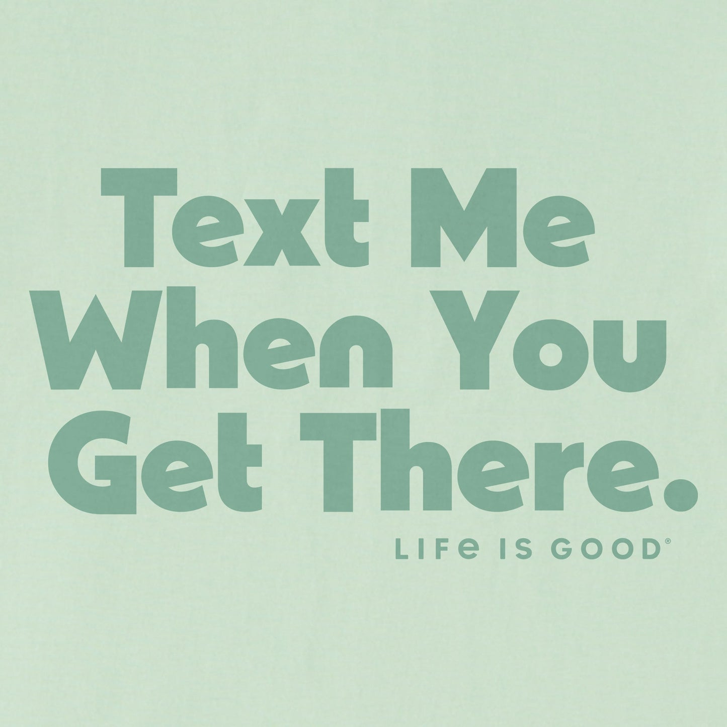 Women's Text Me When You Get There Short Sleeve Crusher Boxy Tee