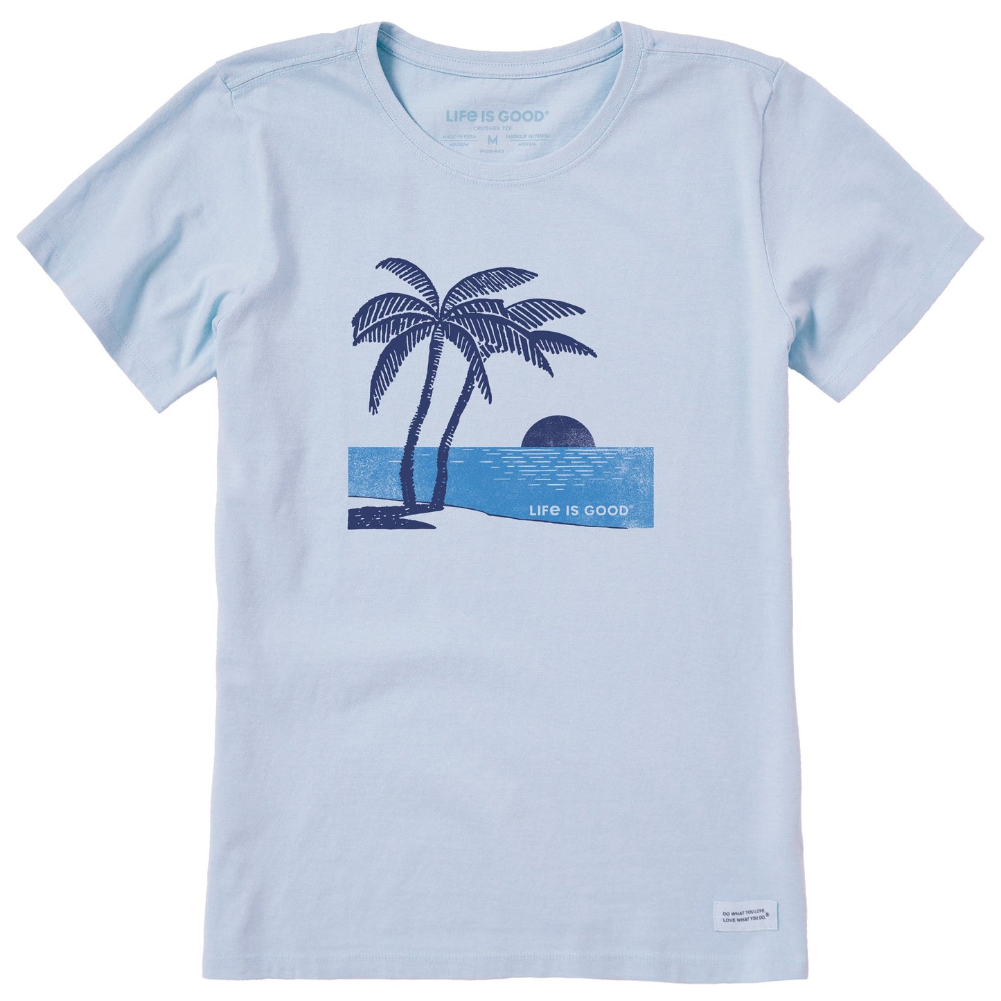 Women's Sunset Two Palms Short Sleeve Crusher Tee