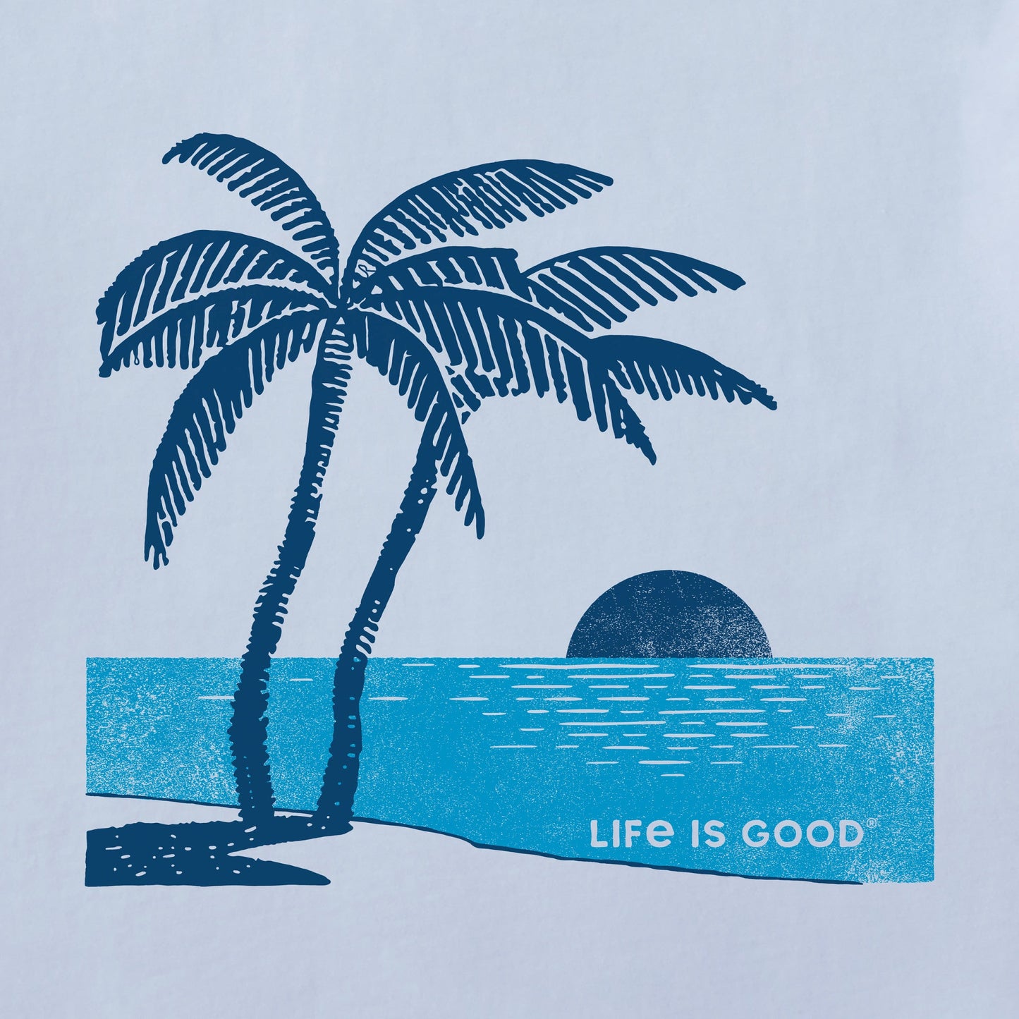 Women's Sunset Two Palms Short Sleeve Crusher Tee