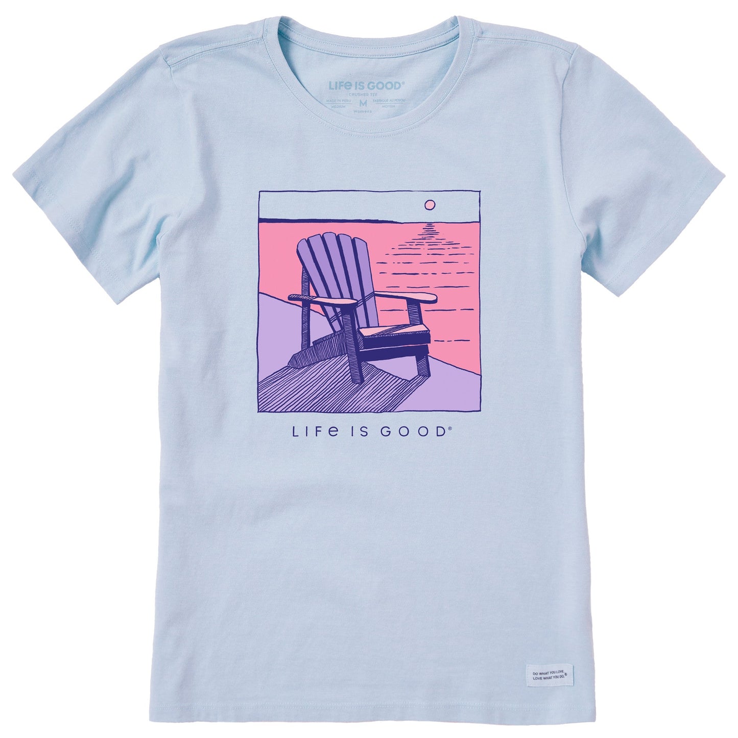 Women's Adirondack Sunset Short Sleeve Crusher Tee