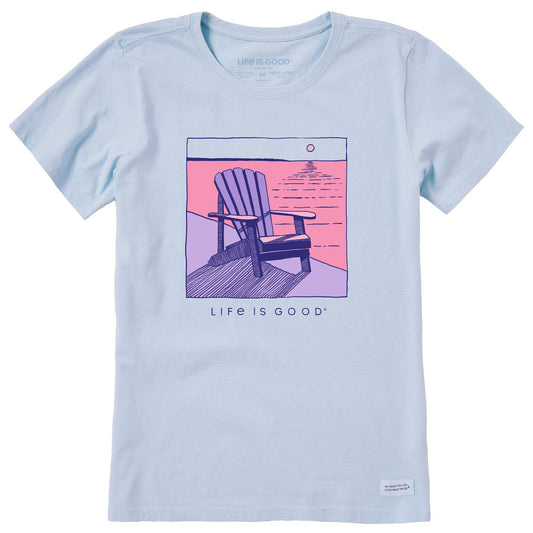 Women's Adirondack Sunset Short Sleeve Crusher Tee