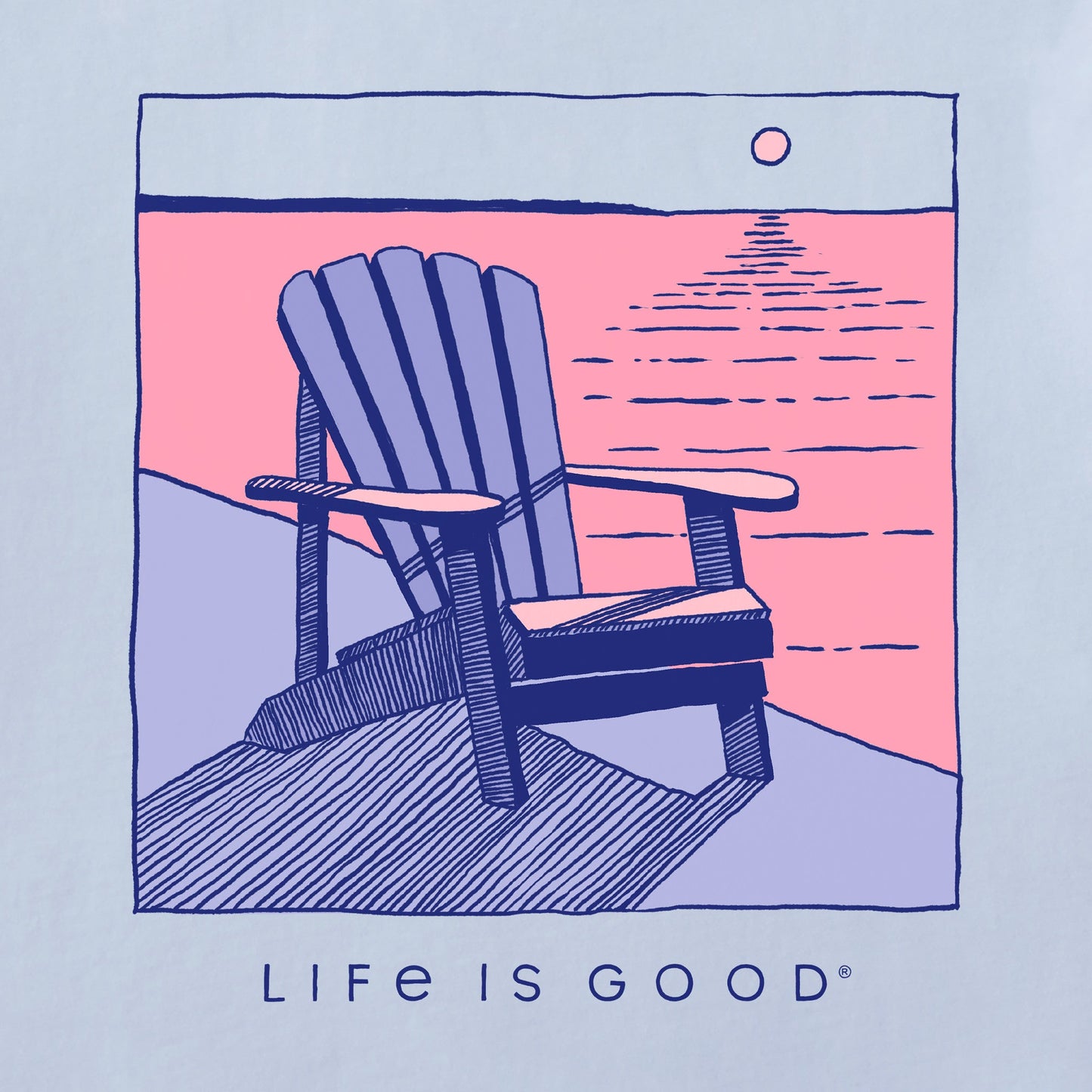 Women's Adirondack Sunset Short Sleeve Crusher Tee