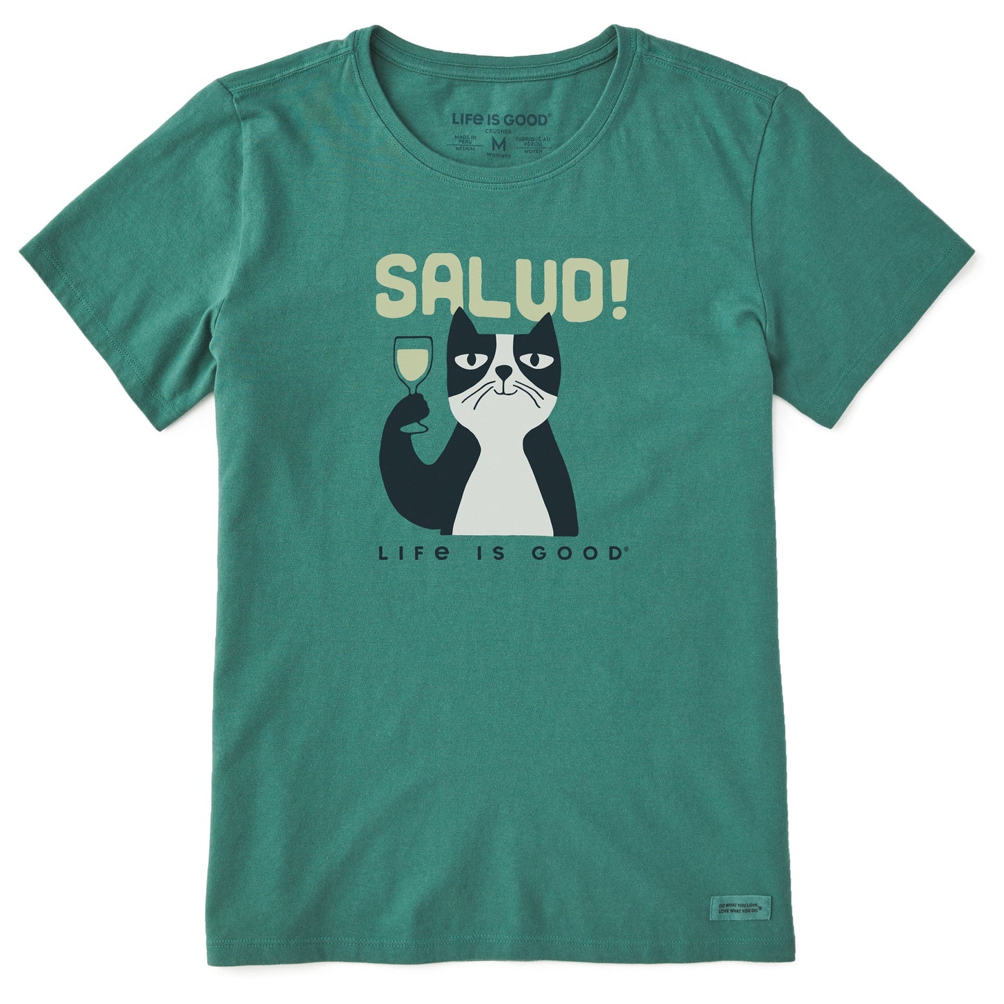 Women's Salud Cat Short Sleeve Crusher Tee