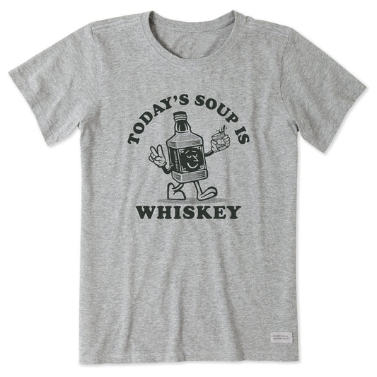 Women's Today's Soup is Whiskey Short Sleeve Tee