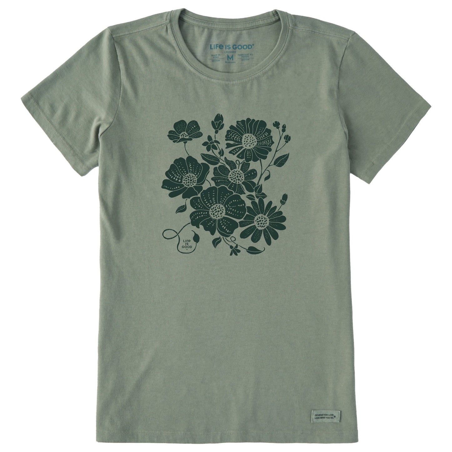 Women's Sweet Blossoms Short Sleeve Crusher Tee