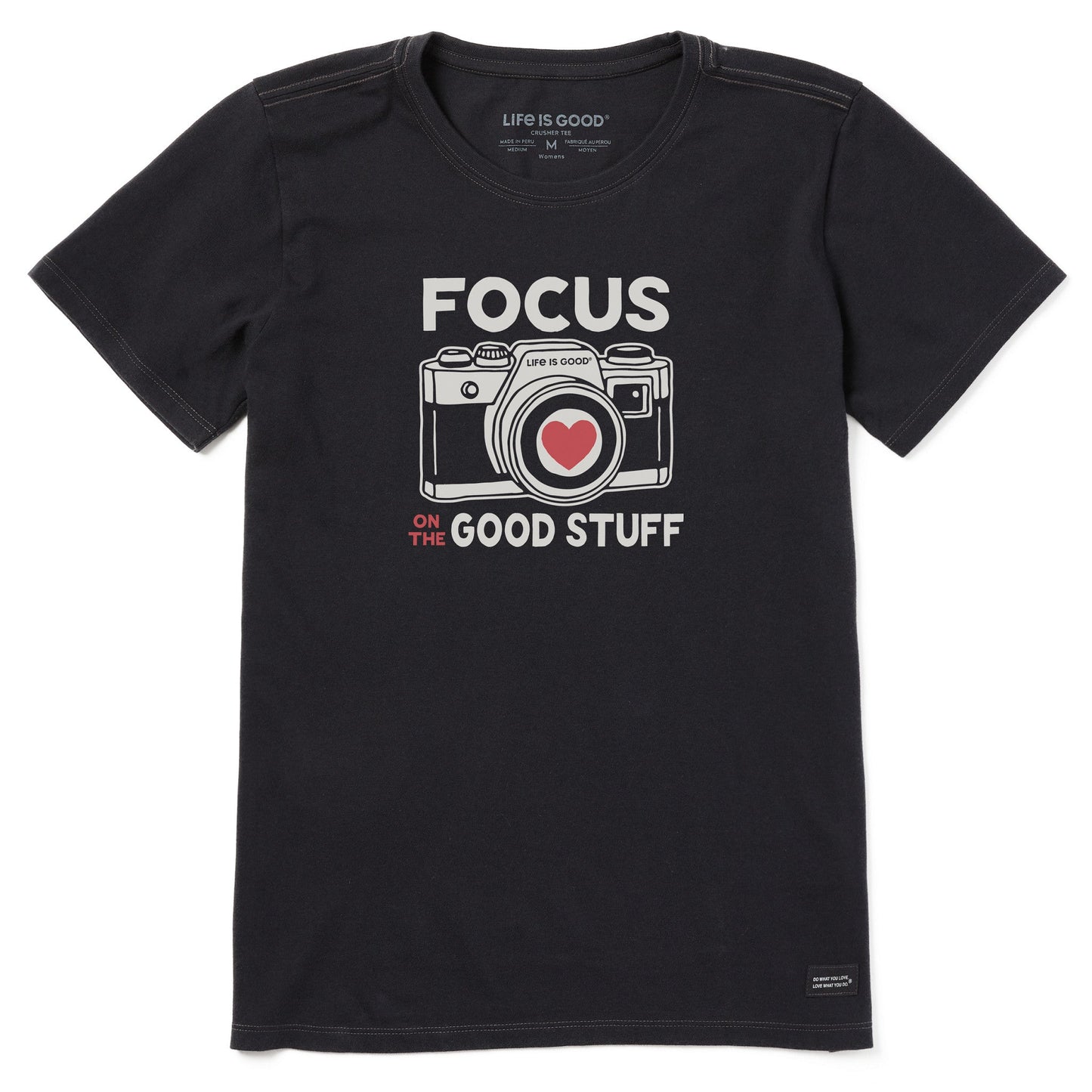 Women's Focus on the Good Stuff Camera Short Sleeve Tee
