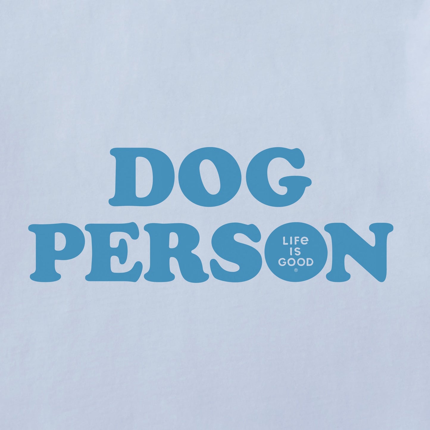 Women's Dog Person Text Short Sleeve Crusher Boxy Tee