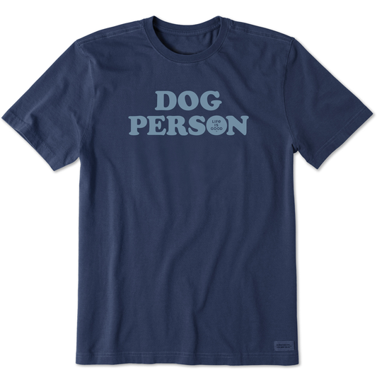 Men's Dog Person Text Short Sleeve Tee
