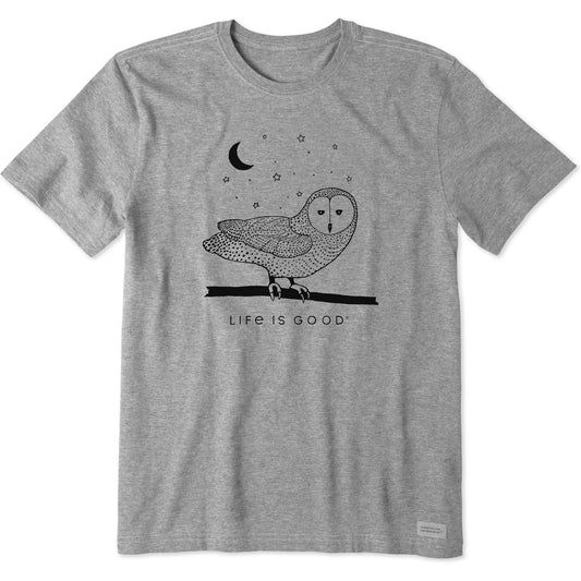 Men's Moonlight Owl Short Sleeve Tee