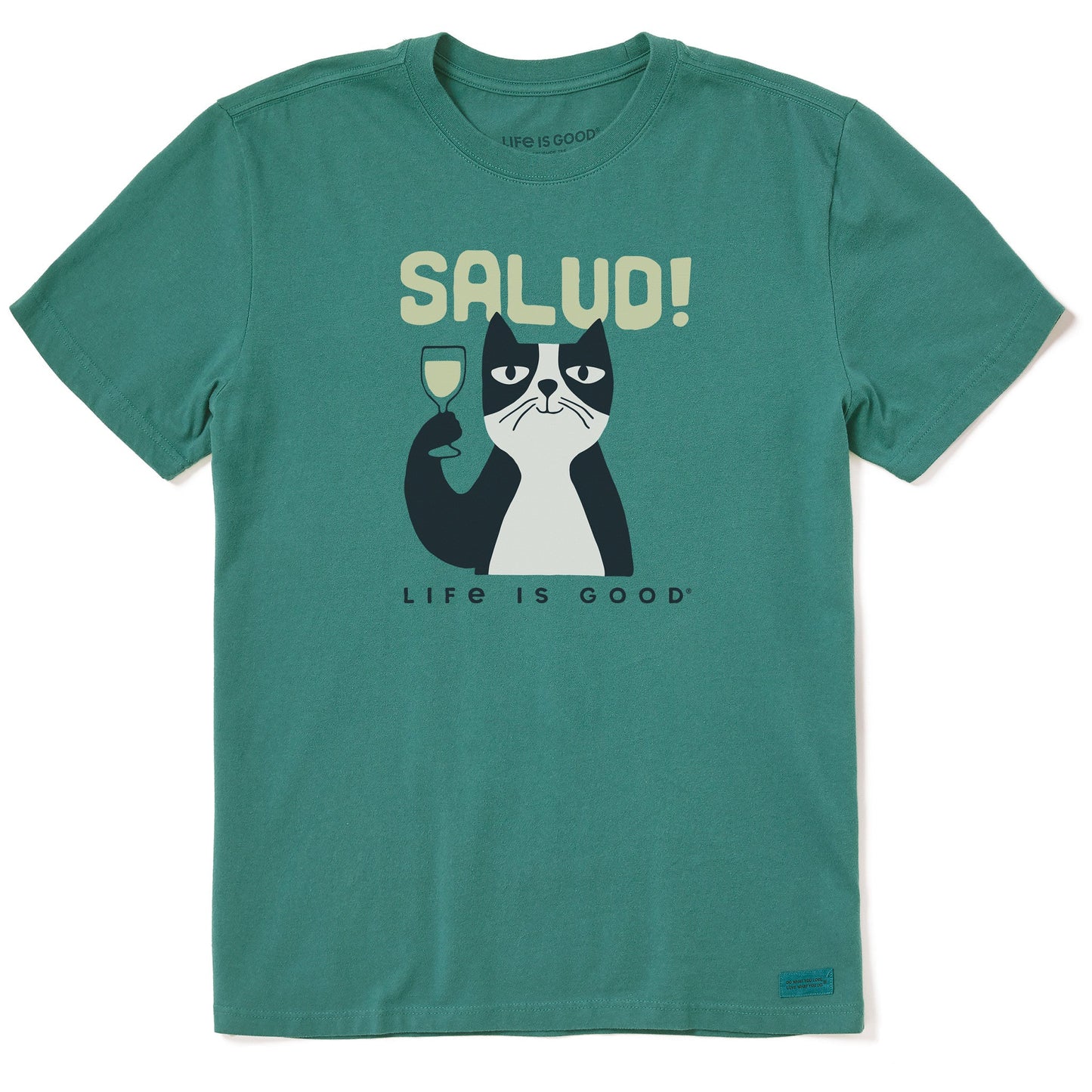 Men's Salud Cat Short Sleeve Crusher Tee