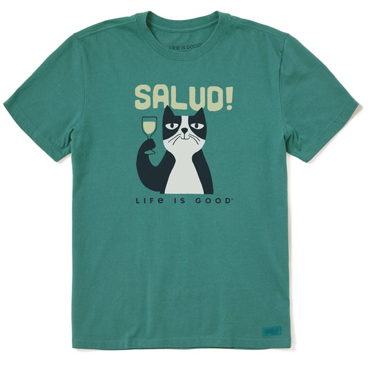 Men's Salud Cat Short Sleeve Crusher Tee