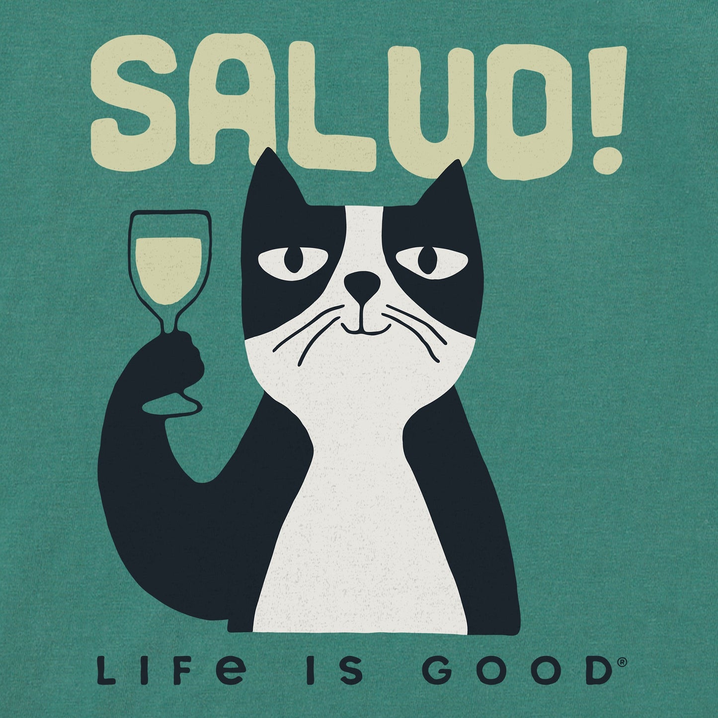 Men's Salud Cat Short Sleeve Crusher Tee