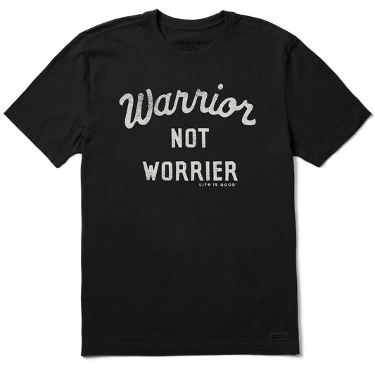 Men's Warrior Not Worrier Script Short Sleeve Tee