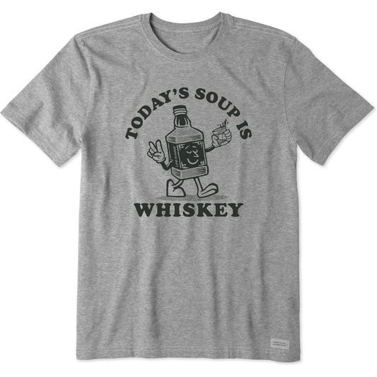 Men's Today's Soup is Whiskey Short Sleeve Tee