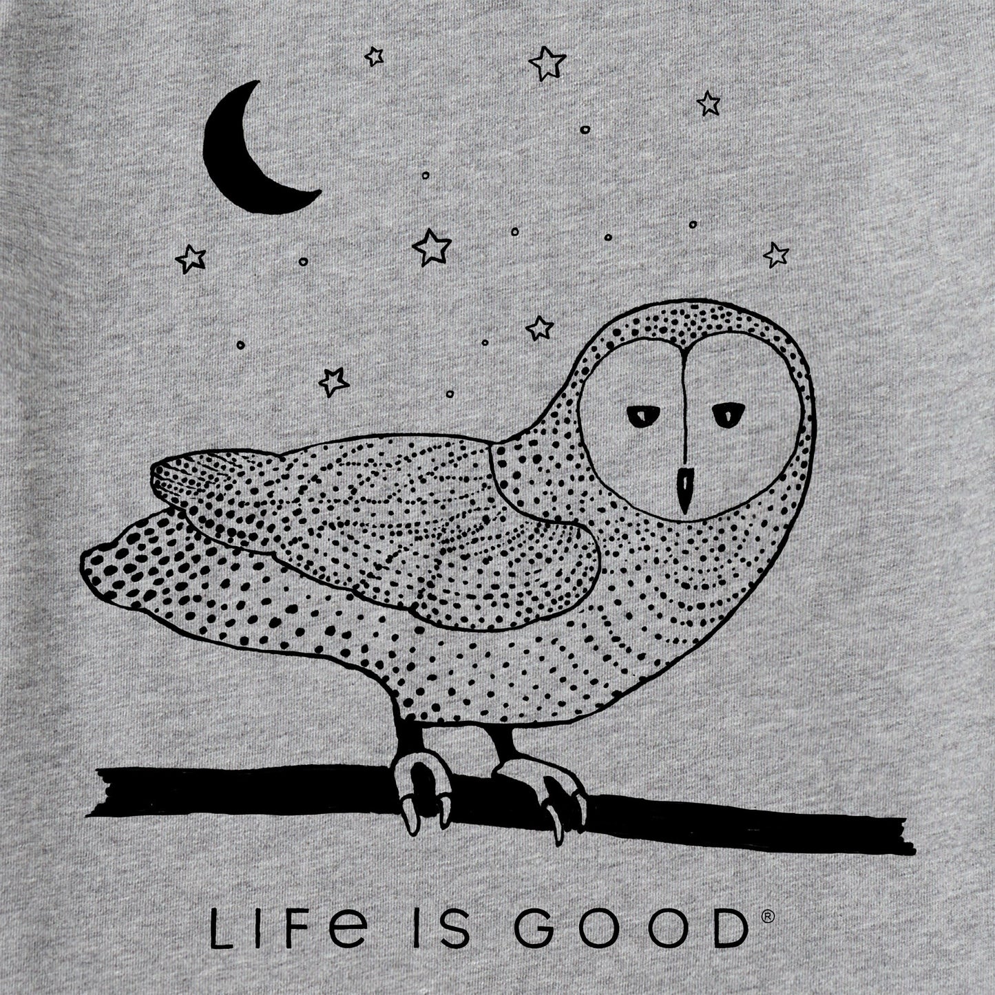 Men's Moonlight Owl Short Sleeve Tee